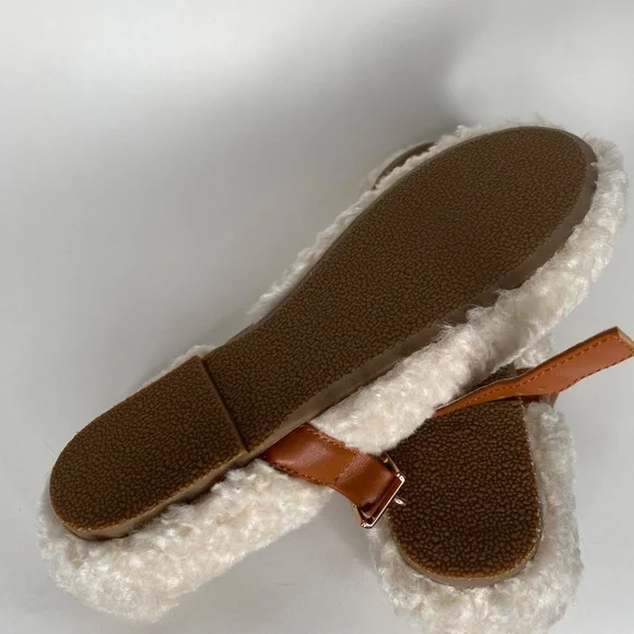 BUFFY MILK/CAMEL GIRL’S SHOES new (no box, no tags)